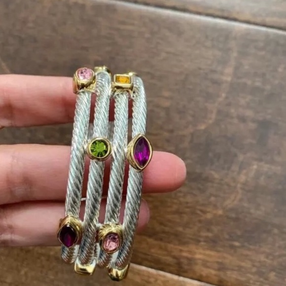Gemstone Cable Cuff - Picture 7 of 11